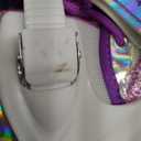 Nattork Girls Roller Skates for Kids,Rainbow Quad Skates with All Light Up Wheels - Best Birthday Gift for Outdoor Sports, Small(10C-13C), Sparkling Purple