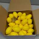 Jerify 50 Pcs Lemon Stress Balls Lemon Party Favors Small Balls Fake Artificial PU Foam Toys for Party Themed Gifts School Home Carnival