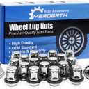Set of 20, 12x1.5 Radius Lug Nuts with OE Style Washer Compatible with Honda Accord Civic S2000 CRZ DX LX EX