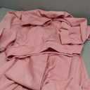 SUUKSESS Women 2 Piece Lounge Matching Set Wide Leg Sweatpant Half Zip Sweatshirt (Small, Pink)