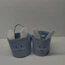 Holiday home easter corduroy basket blue 2ct