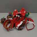 Christmas Headbands and Costume Headwear, Xmas Santa Christmas Accessories Decorations Party Favors for Women, 16pcs