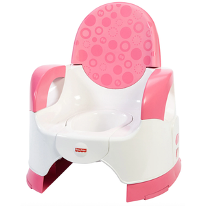 Fisher-Price Custom Comfort Adjustable Potty, Pink/White