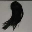 BARSDAR Short Straight Ponytail Extension - 16 Inch Drawstring Black Ponytail Hair Extensions for Women - Synthetic Fake Pony Tails Hairpieces Clip in Straight Ponytails Daily - Natural Black