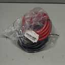 DLronwey 4 Gauge Wire,(10ft Each - Red/Black) 4 AWG Battery Cable, Copper Clad Aluminum CCA Welding Cable for Car Audio,Battery Systems,RVs,Solar Systems,Amp Wiring Kit