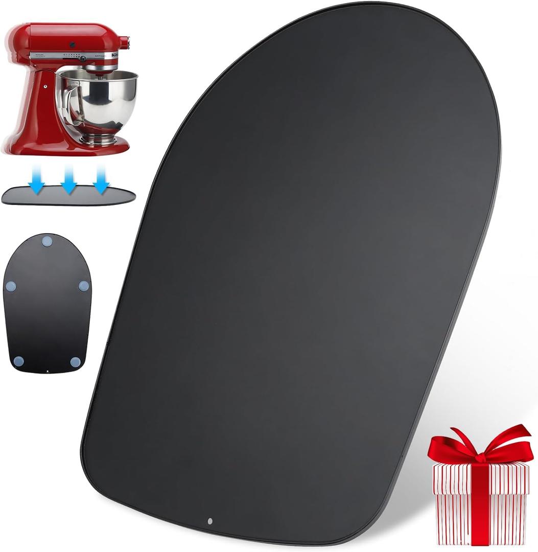 Metal Sliding Mat for KitchenAid Stand Mixer, 4.5-5 Qt, Slide Tray for Tilt-Head Mixer