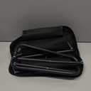 Portable Stool for Mountaineering and Hiking, 2025 New Lightweight Foldable Stool with Carrying Bag, Outdoor Footstool for Picnic Hiking Fishing (Black, Large)