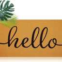 Honeydak Hello Door Mat 36'' x 72'' Extra Large Welcome Front Doormat for Entrance Inside Outdoor Non Slip Oversized Decorative Door Rug Long Mat for Christmas Home Entry Gift Decoration