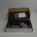 BESy Matte Black Bathroom Faucet 3 Holes Two Handles Vanity Widespread 8 Inch Bathroom Sink Faucet, Waterfall Bathroom Sink Faucet with cUPC Supply Hoses, Pop Up Drain, Stainless Steel