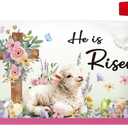 Easter Mailbox Covers Magnetic - He is Risen Mailbox Covers Magnetic Standard Size, Christian Bible Verse Easter Mail Box Post, Spring Holiday Post Wrap Letter Box Decorations, 20x18 Inches