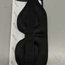 MZOO Luxury Sleep Eye Mask for Side Sleeper Men Women, Zero Eye Pressure 3D Sleeping Mask, Light Blocking Patented Design Night Blindfold, Soft Eye Shade Cover for Travel, Black