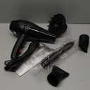 Hair Dryer, Professional Ionic Blow Dryer with Diffuser for Curly Hair,2400W Powerful Fast Drying Hairdryer Blowdryer for Women Men Home Salon Hair Styling,Constant Temp Low Noise (Black)