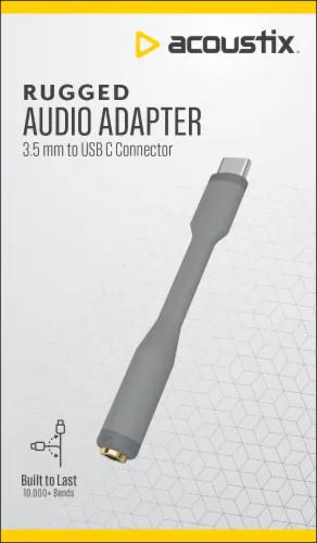 Acoustix™ Rugged Audio Adapter, 3.5 mm