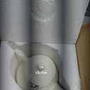 KOOV Ceramic Teapot with Infuser, 40 ounce Tea Pot with Infuser for Loose Tea, Large Enough For 6 Cups, Tea Kettles, Non-Electric (Cream)