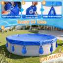 20 Pack Pool Cover Weights Above Ground with Hooks, Leakproof Swimming Pool Cover Hanging Bag Heavy Duty Thick PVC Pool Tarp Weights, Antifreezing Winter Water Bags for Above Ground Pool Cover