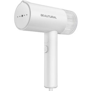BEAUTURAL Steamer for Clothes, Portable Garment Wrinkle Remover, Fast 30s Heat-up, Foldable and Handheld, 120V Only (Not for 220V Europe), White