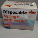 Jeringas con agujas para inyectar, 30G 1ml/cc 1/2" (12.7mm) jeringas de insulina, Pack of 100.