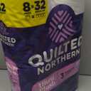 Quilted Northern Ultra Plush Toilet Paper, 8 Super Mega Rolls = 32 Regular Rolls, 3X Thicker*, 3 Ply Soft Toilet Tissue 