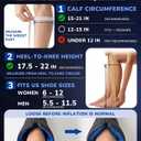 Leg Compression Massager with Heat for Circulation and Pain Relief | Sequential Full Leg Air Compression Boots, Recovery System, 6 Mode, 9 Intensity, 3 Heat, Plug-in Use, Mom, Dad, Athletes, Gym