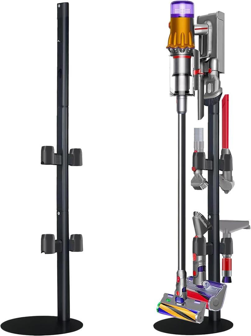 Vacuum Stand Compatible with V7 V8 V9 V10 V11 V15 Gen5(Max.11 Accessories),Metal Storage-Bracket-Holder-Stand-Organizer Easy-Access Storage docking station