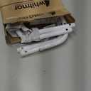 Whitmor 36 Pair Over the Door Shoe Organizer, 12 Tier Hanging Shoe Organizer, Heavy Duty Metal & Mesh Shoe Holder, Hanging Shoe Rack for Closet Organizer & Storage, 69"L x 21.7"W x 7.5"H, White