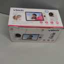 VTech Baby Monitor No WiFi, 7" IPS Screen, 5000mAh 12Hr Battery, 360° PTZ, 4X Zoom, Night Vision, Night Light, 2-Way Talk, White | Advanced HQ Max