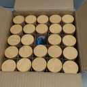 NETANY 24 Pcs Glass Spice Jars with Bamboo Lids, 4 oz Glass Jars with Minimalist Farmhouse Spice Labels Stickers, Collapsible Funnel, Seasoning Storage Bottles for Spice Rack, Cabinet, Drawer