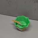 Colorful Ice Cream Bowl Set with Spoon Creative Plastic Sundae Cups for Desserts Mixing and Serving Anti-Fall Design for Parties and Festive Occasions