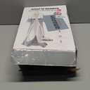 HOW'S MY HOUSE Wearable Heated Blanket with Sleeves and Foot Pocket, 52"x72" Electric Blanket for 6 Heat Settings, 12-Hour Timer, Flannel & Sherpa, French Gray