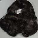 Swiking Long Black Curly Wavy Wig for Women Long Finger Wave Heat Resistant Fiber Synthetic Hair Wigs for Cosplay Halloween Party Use, Black Finger Wave