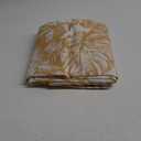 jinchan Thick Floral Linen Curtains 84 Inches Long Leaf Pattern Curtains for Living Room Bedroom Mustard Yellow William Morris Drapes Tropical French Country Farmhouse Set o2 Panels
