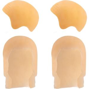 Framendino, 4 Pack Halloween Bald Cap Latex Caps for Makeup Cosplay Costume Accessory