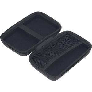 BORDSTRACT Travel Case for RG353V/RG35XX/RG353VS/R36S/RG405V Handheld Game Console, Portable Storage Bag Zipper Mesh Pocket for Charging USB Cable or Other Accessories (Black)