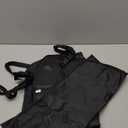 lebogner Back Seat Cover For Kids + 3 Pocket Storage Organizer, 2 Pack X-Large Waterproof Kick Mats Backseat Protector, Car Seat Back Protectors For Vehicles To Protect From Dirt, Mud & Scratches (Black)