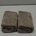 Woaboy Set of 2 Textured Throw Pillow Covers Decorative Soft Accent Square Chenille Pillowcases Neutral Farmhouse Cushions Modern Home Decor for Couch Sofa Bedroom Living Room 24x24 Inch, Taupe Gray