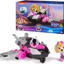 Paw Patrol: The Mighty Movie, Airplane Toy with Skye Mighty Pups Action Figure, Lights and Sounds, Kids Toys for Boys & Girls 3+