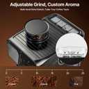 Espresso Machine Professional Home Espresso Maker Espresso Coffee Fast Heating for Cappuccino/Latte Coffee Machine for Home, Office for Latte Cappuccino-Black