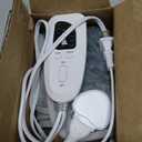 Deepsoon Heating Pad,Electric Heating Pads for Back,Neck,Abdomen,Moist Heating Pad for Shoulder,Knee,Arms,Legs,Dry/Moist Heat & Auto Shut Off,Christmas Gifts for Men and Women,Light Gray,24x12 Inch