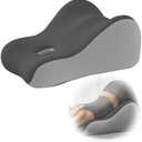 Intimacy Wedge Pillow for Couples  Memory Foam Support Cushion for Waist, Neck & Back, Waterproof & Portable with Washable Cover, Ideal for Sitting, Lying & Adult Play (Grey)