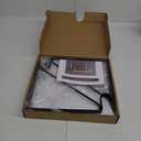 4-Pack Closet Rod Bracket, 10.8x10.8Inch Closet Shelf Brackets Heavy Duty Wall Mounted, Matte Black Steel Closet Rod Support Brackets Holder, 300 Lbs Load Capacity with Anchors Screws Black