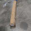 58" Pour in Place Steel Bollard Post, 4-1/2" OD Safety Bollard Yellow Powder Coat, Metal Bollard Parking, Driveway Barrier