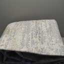 Washable Rugs 8x10 Area Rugs for Living Room- Modern Abstract Rugs for Bedroom,Dining Room, Large Soft Low Pile Carpet with Non Slip Rubber Backing,Neutral Accent Rug for Nursery Home Office (Blue-griege-brown-beige-white)