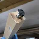 Merax Traditional Town and Country Style Pinewood Vintage Queen Bed, Rich Brown