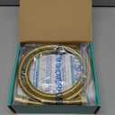 BARROCK Handheld Bidet Sprayer for Toilet, Stainless Steel Metal Made Baby Cloth Diaper Spraying Kit, Bathroom Toilet Bidet Attachment Set for Bathing Pets and Feminine Hygiene, Brushed Brass Gold