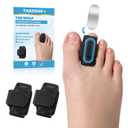 Hammer Toe Straightener - 2Pcs Hammer Toe Corrector for Women & Men - Toe Splints Relief for Hammer, Bent, Curled, Broken Support - Toe Wraps for Standing, Resting, Walking