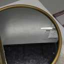 1st owned Round Wall Mirror Gold 20 Inch -Circular Metal Framed Wall Mounted Mirror, Hanging Round Modern Decorative for Entryway Bathroom, Living Room, Bedroom