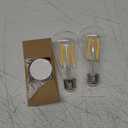 Linkind Smart Edison Bulbs, 2700K-6500K Tunable WiFi Edison Bulbs with Remote Control, 8W 60W Equivalent Dimmable ST19(ST58) Vintage Light Bulbs 800lm, Compatible with Alexa & Google Home, 2-Pack