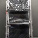 Rubbermaid 3 Step Ladder, Folding Lightweight Step Stool with Wide Anti-Slip Pedal for Home, Office, Kitchen and Garage, Service Height 27.2 inch, 400 lbs Capacity