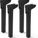 4 Pcs Self Locking Folding Table Legs, 6", 8", 10", 12" Foldable Table Legs for Camping Tables Furniture DIY (11.8 inches / 30 cm)