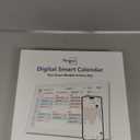 Ringco 10.1" Digital Calendar & Smart Touchscreen Planner, Electronic Calender with Chore Chart for Family Schedules & Meal Planning, Wall Mountable Digital Photo Frame, Gifts for Women Men (White)